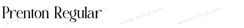 Prenton  Regular字体转换